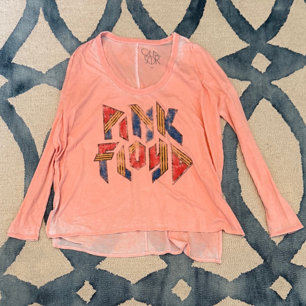 Chaser Pink Floyd Graphic Long Sleeve Top - M